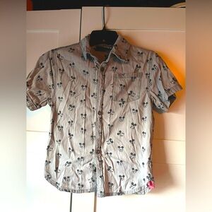 Boys Mickey Button Up